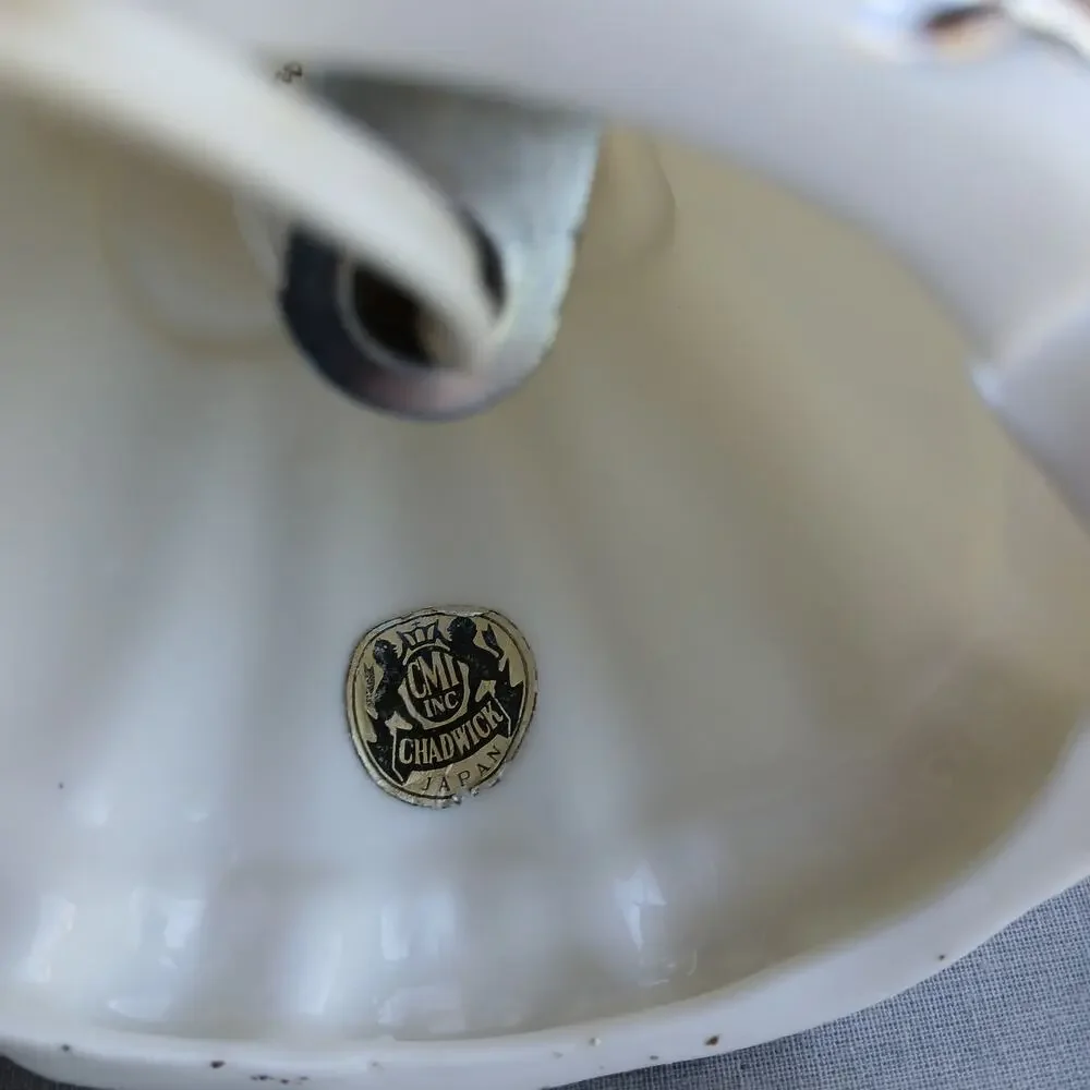 CMI Chadwick Porcelain Southern Belle with roses Night Light not working VTG 50s